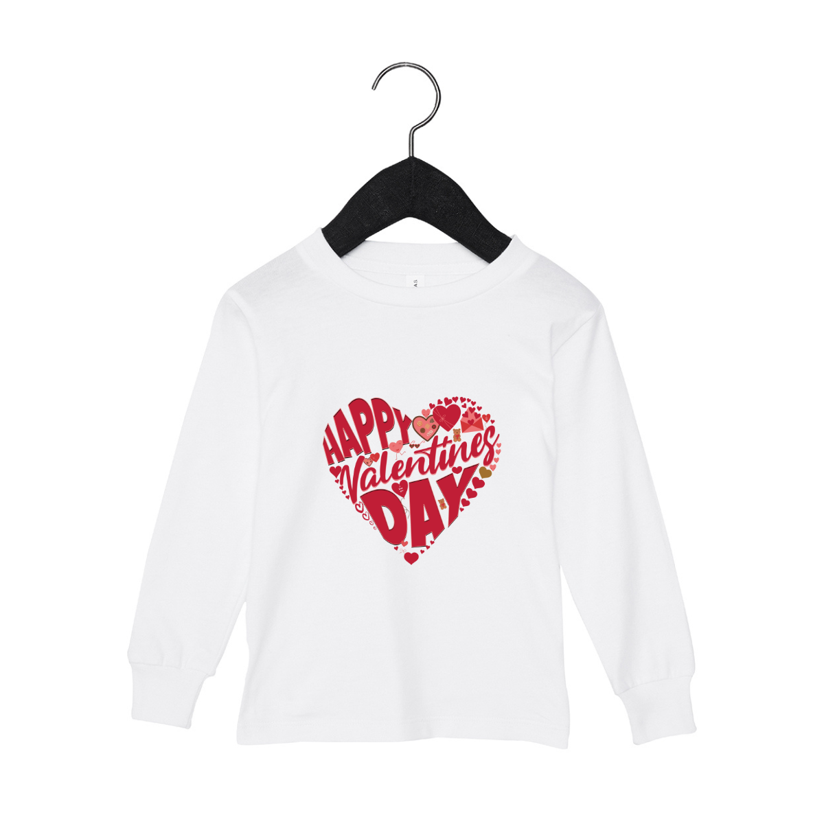 Happy Valentine's Day Toddler Long Sleeve