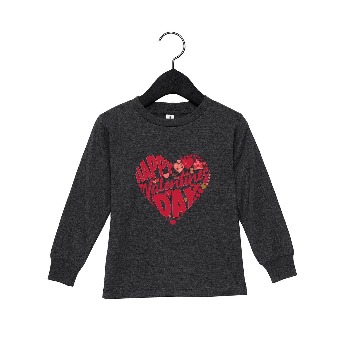 Happy Valentine's Day Toddler Long Sleeve