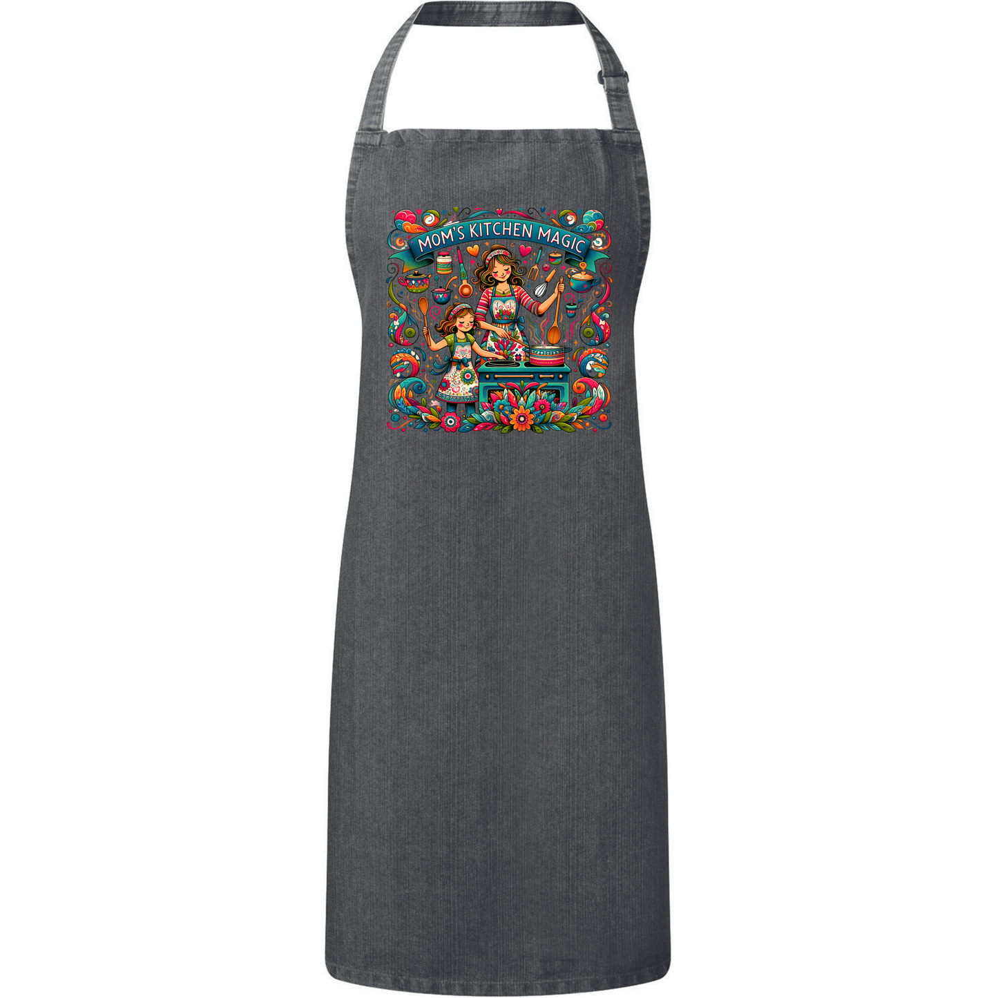 Mom's Kitchen Magic Apron