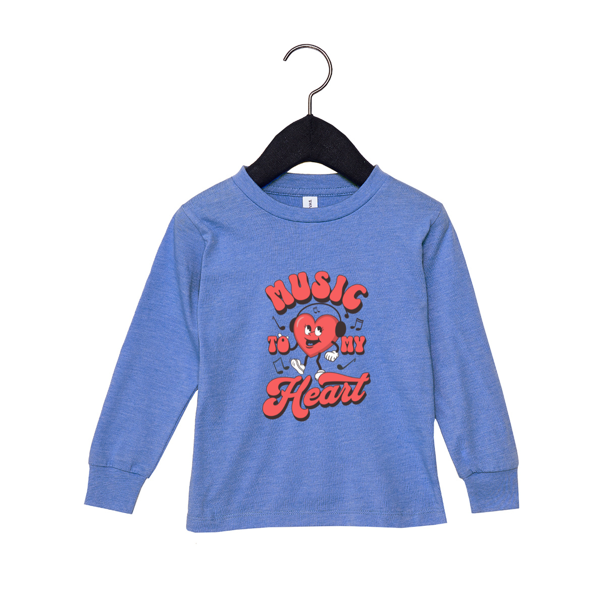 Music To My Heart Toddler Long Sleeve