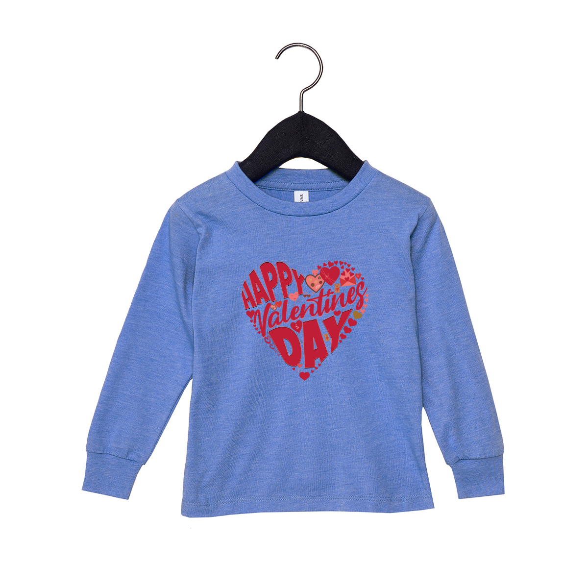 Happy Valentine's Day Toddler Long Sleeve