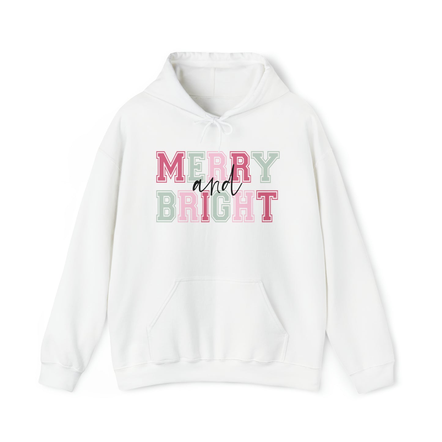 Merry And Bright Adult Hoodie