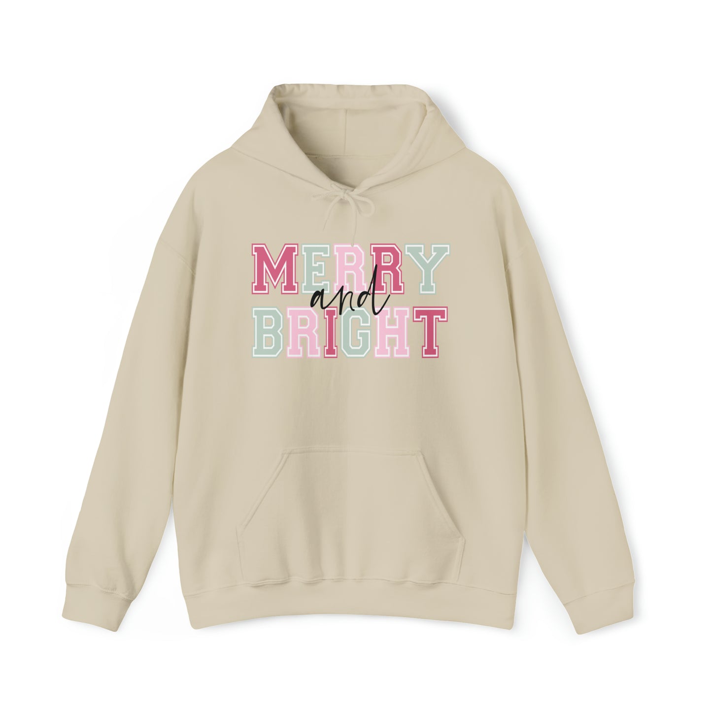 Merry And Bright Adult Hoodie