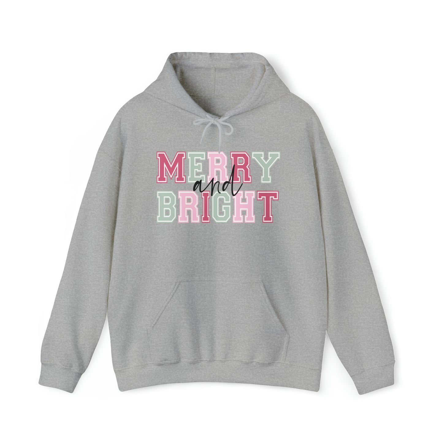 Merry And Bright Adult Hoodie