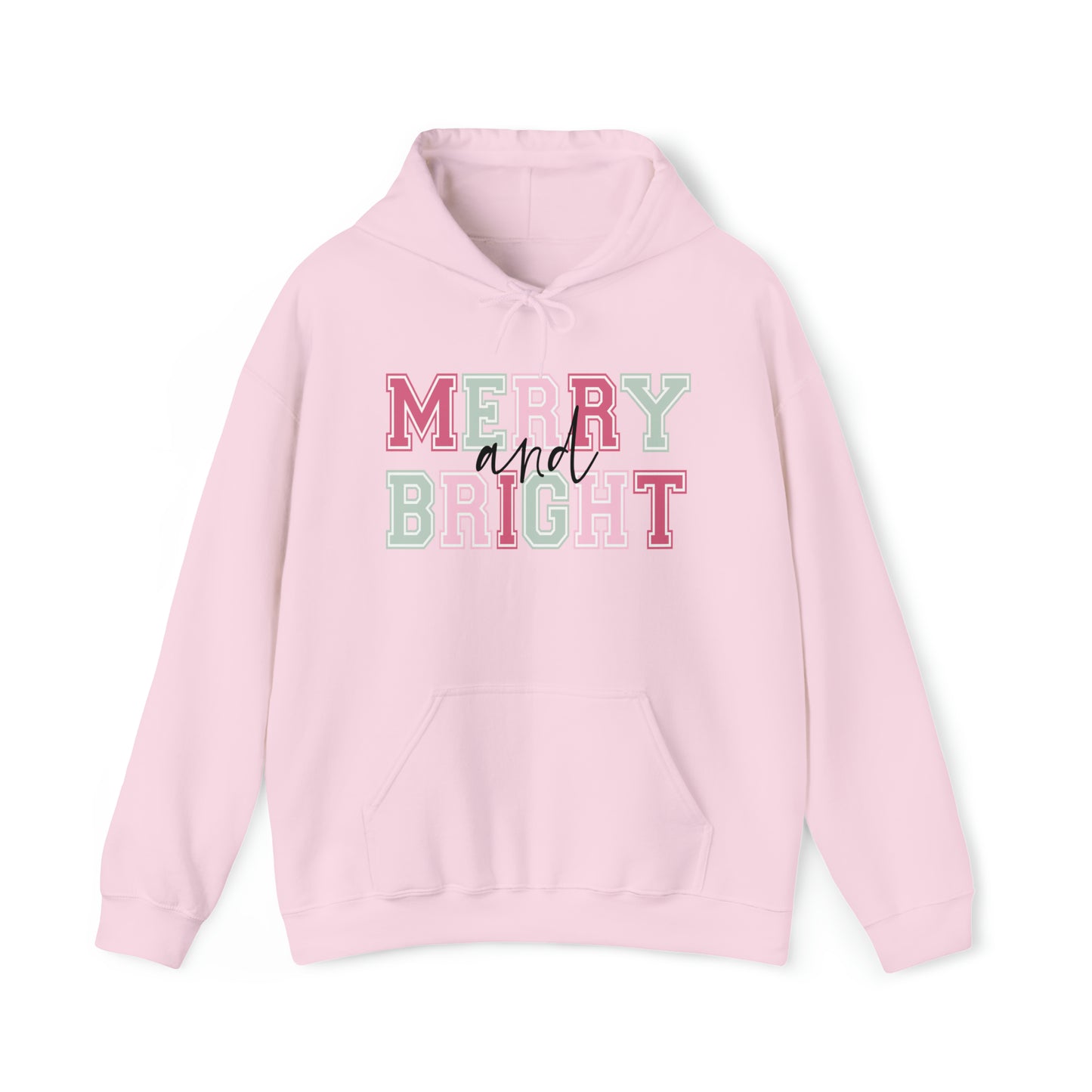 Merry And Bright Adult Hoodie