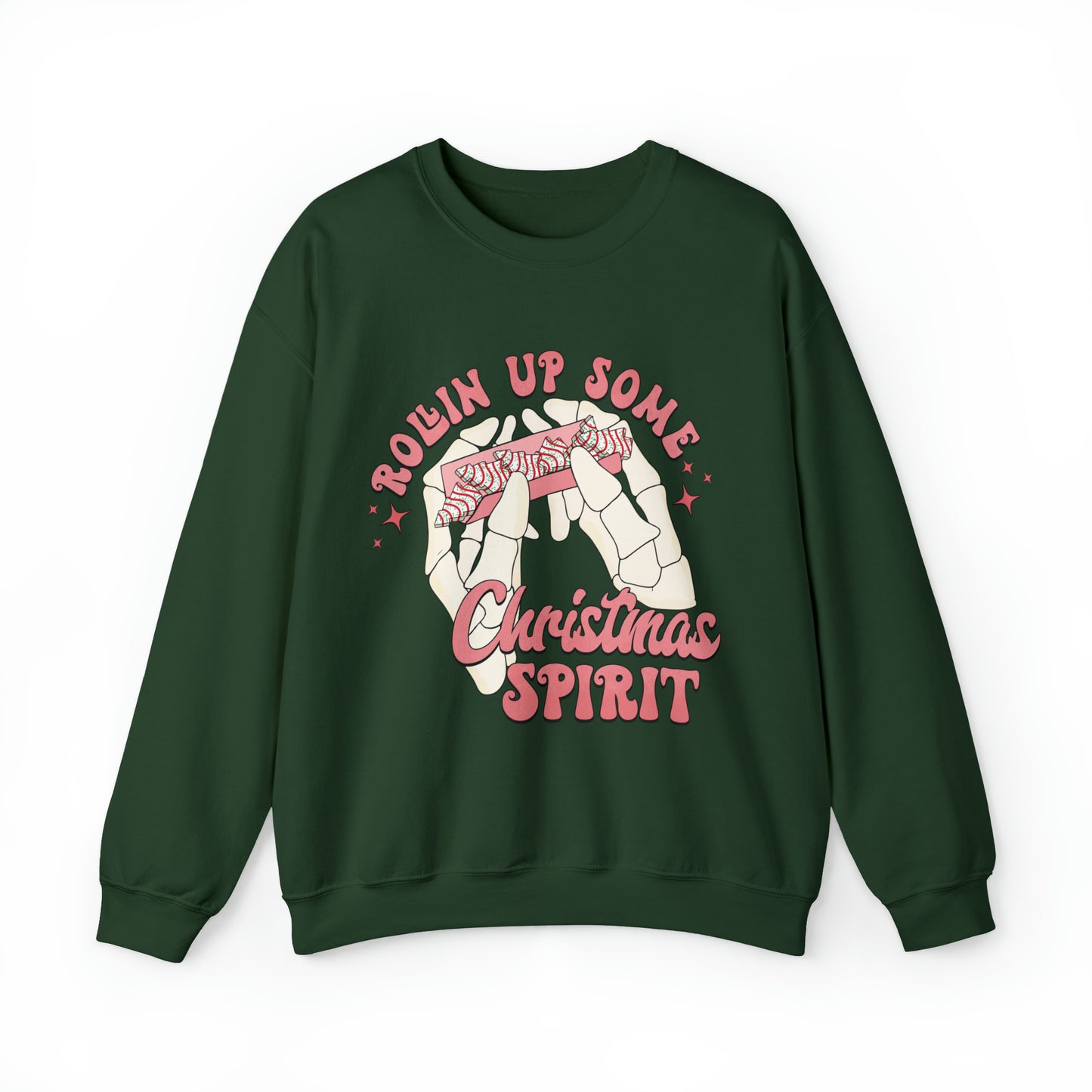 Rollin Up Some Christmas Spirit Adult Sweatshirt