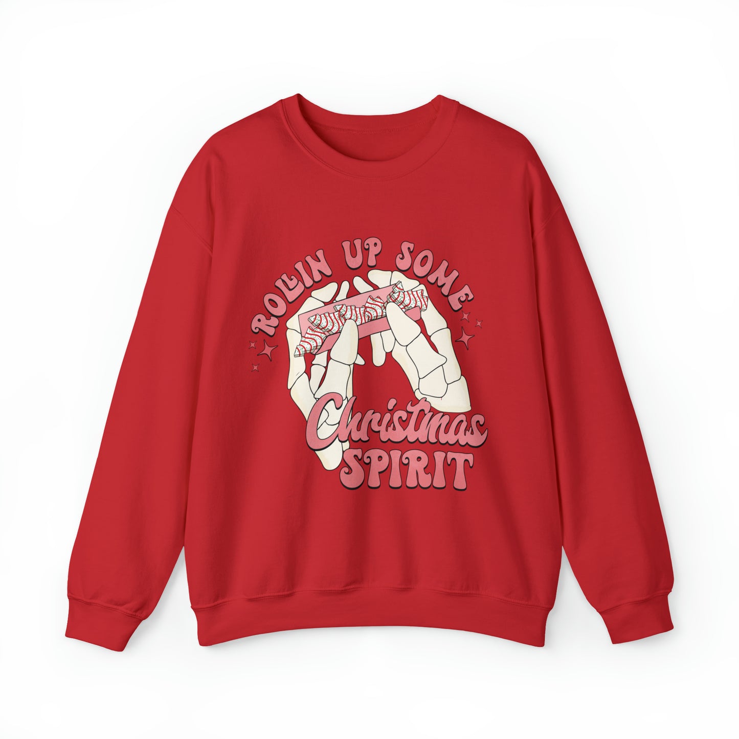 Rollin Up Some Christmas Spirit Adult Sweatshirt