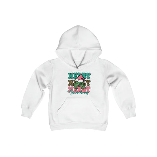 Merry Grinchmas Youth Hoodie