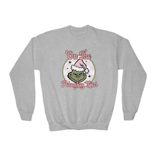 On The Naughty List Youth Sweatshirt