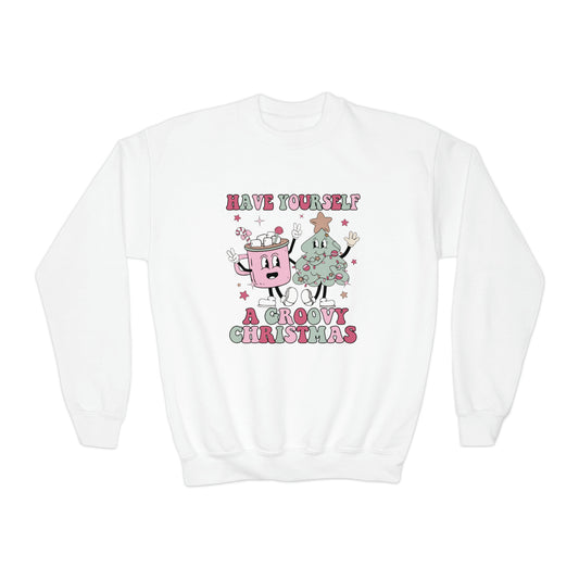 Have Yourself A Groovy Christmas Youth Sweatshirt