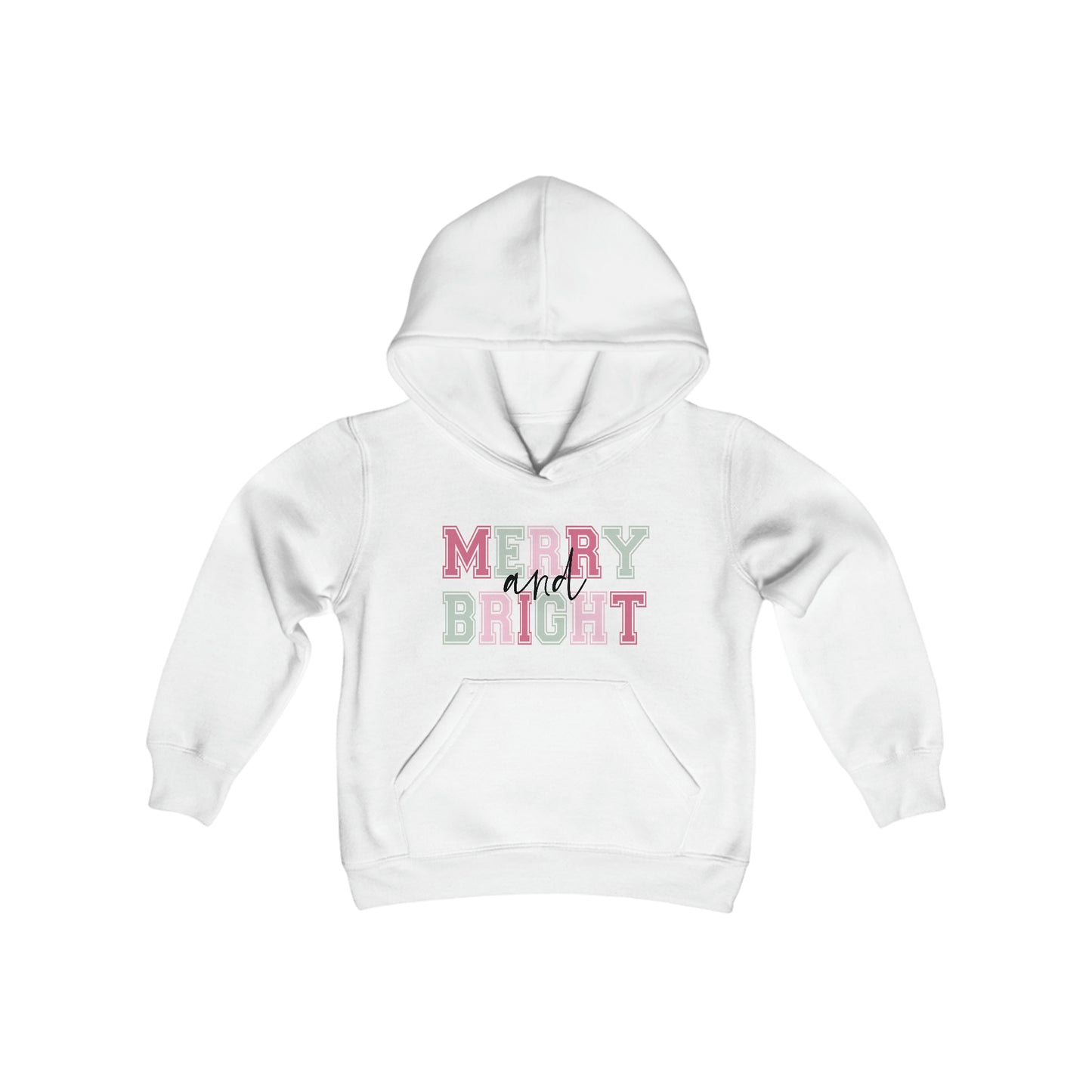 Merry and Bright Youth Hoodie