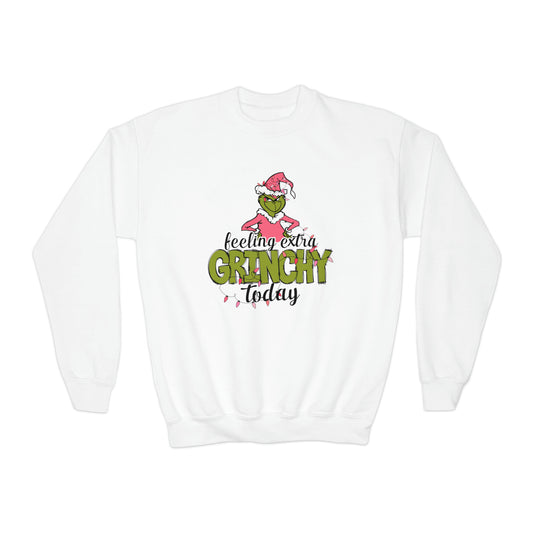 Feeling Extra Grinchy Today Youth Sweatshirt