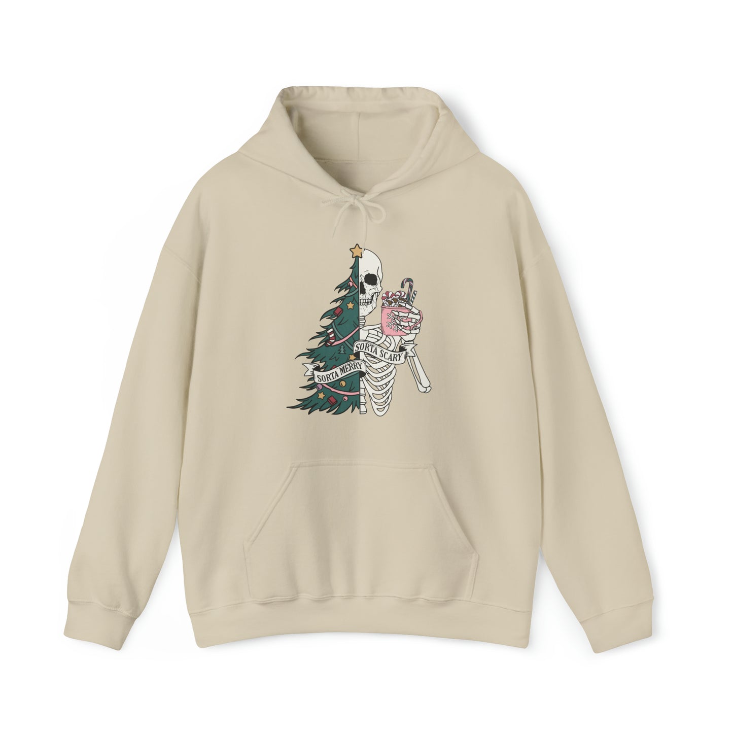 Sorta Merry Sorta Scary Adult Hoodie