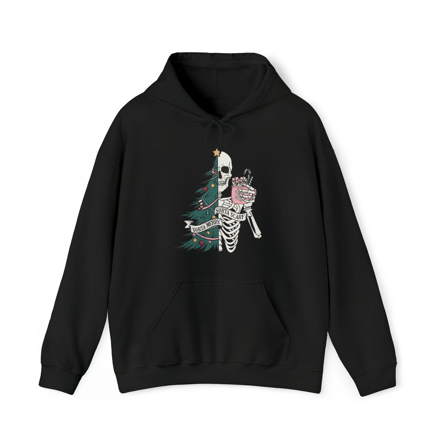 Sorta Merry Sorta Scary Adult Hoodie