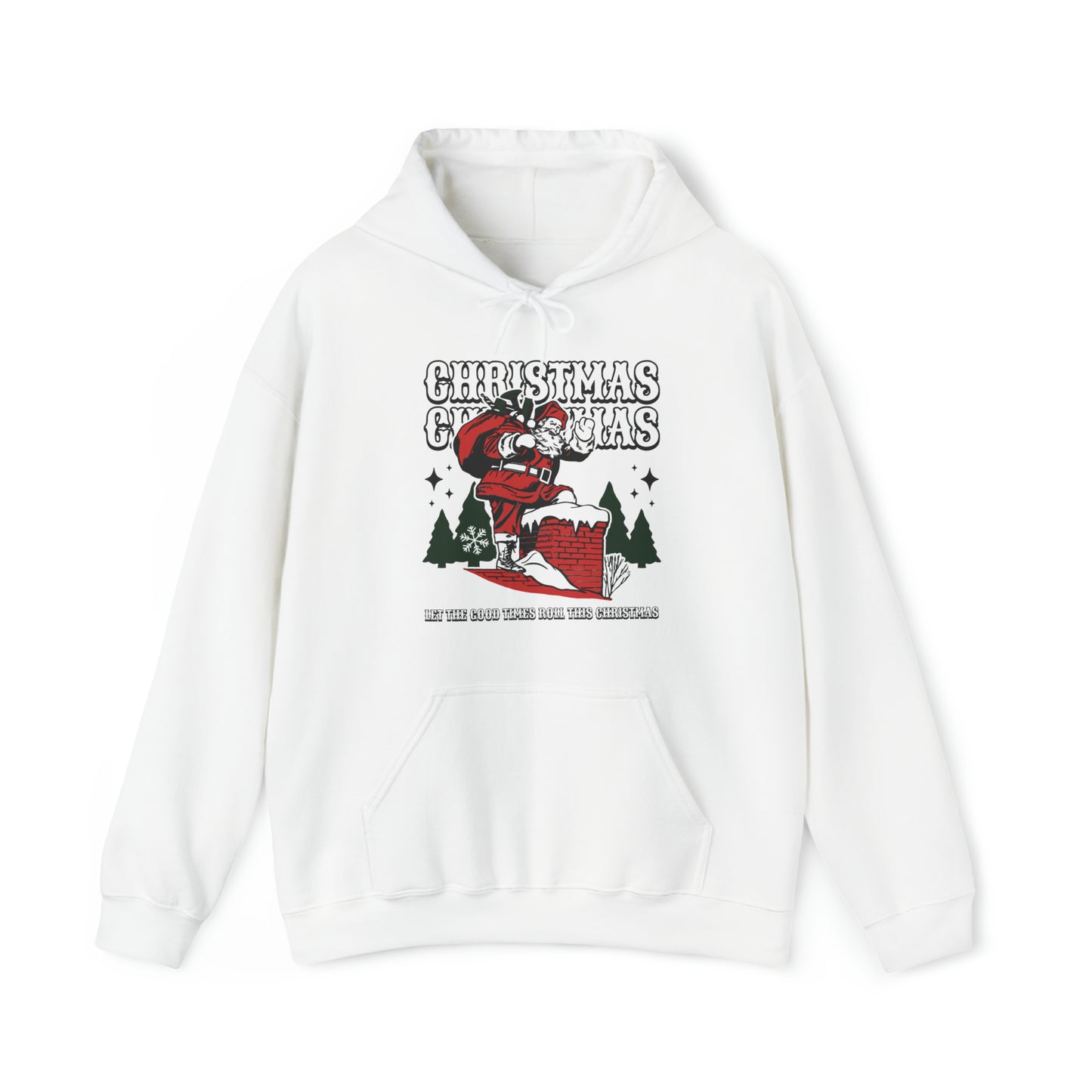 Let The Good Times Roll This Christmas Adult Hoodie