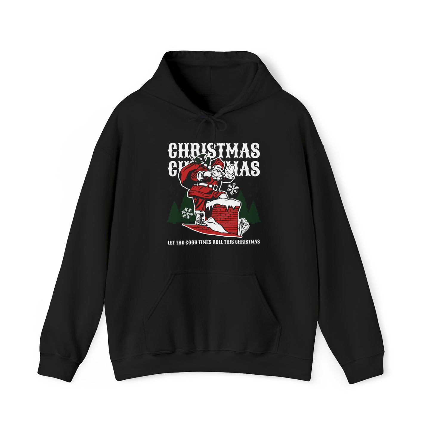 Let The Good Times Roll This Christmas Adult Hoodie