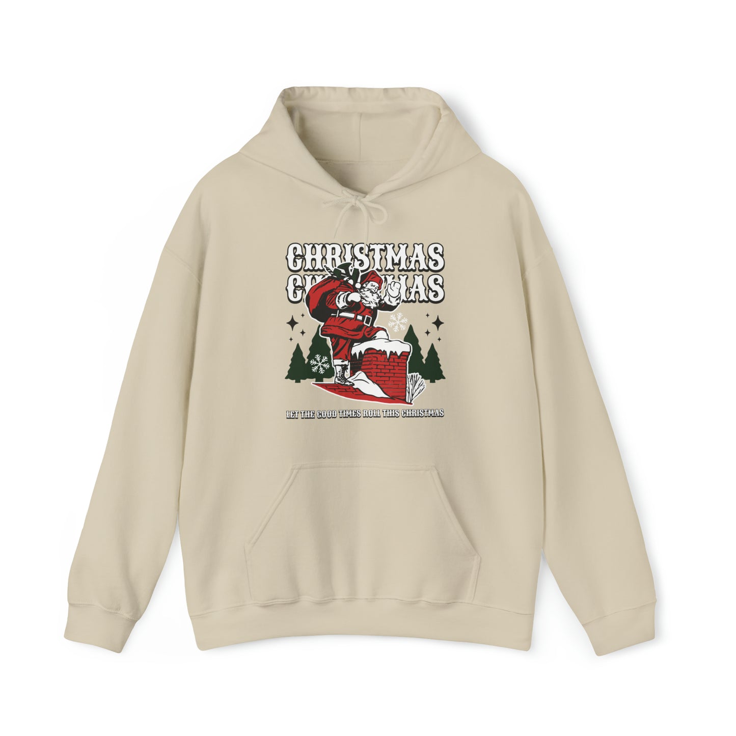 Let The Good Times Roll This Christmas Adult Hoodie