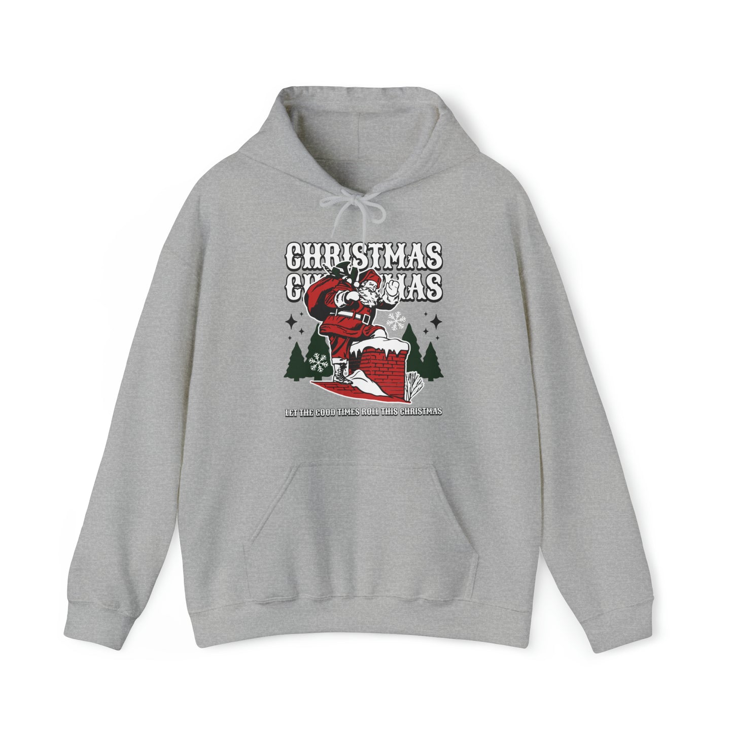 Let The Good Times Roll This Christmas Adult Hoodie