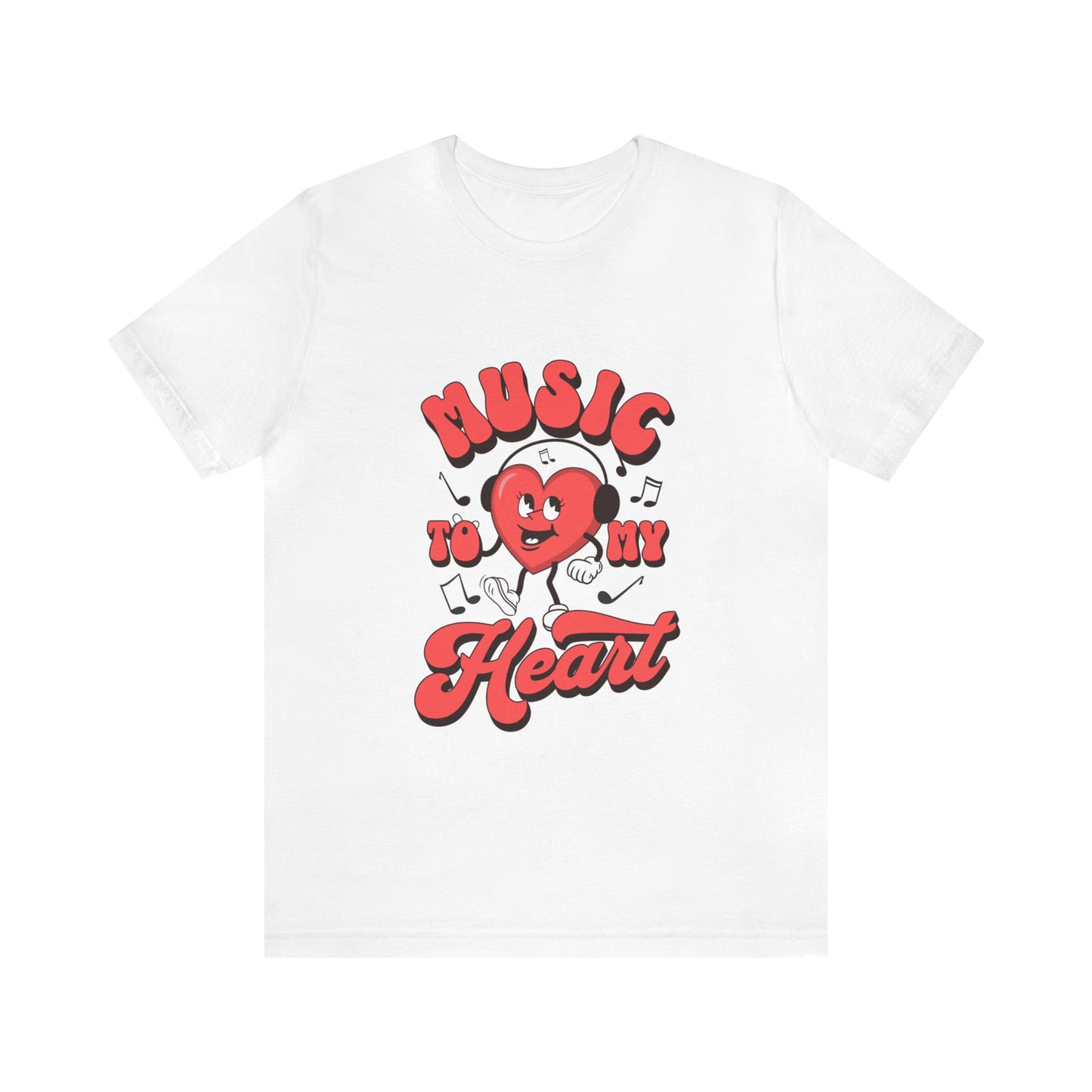 Music To My Heart Adult T-Shirt