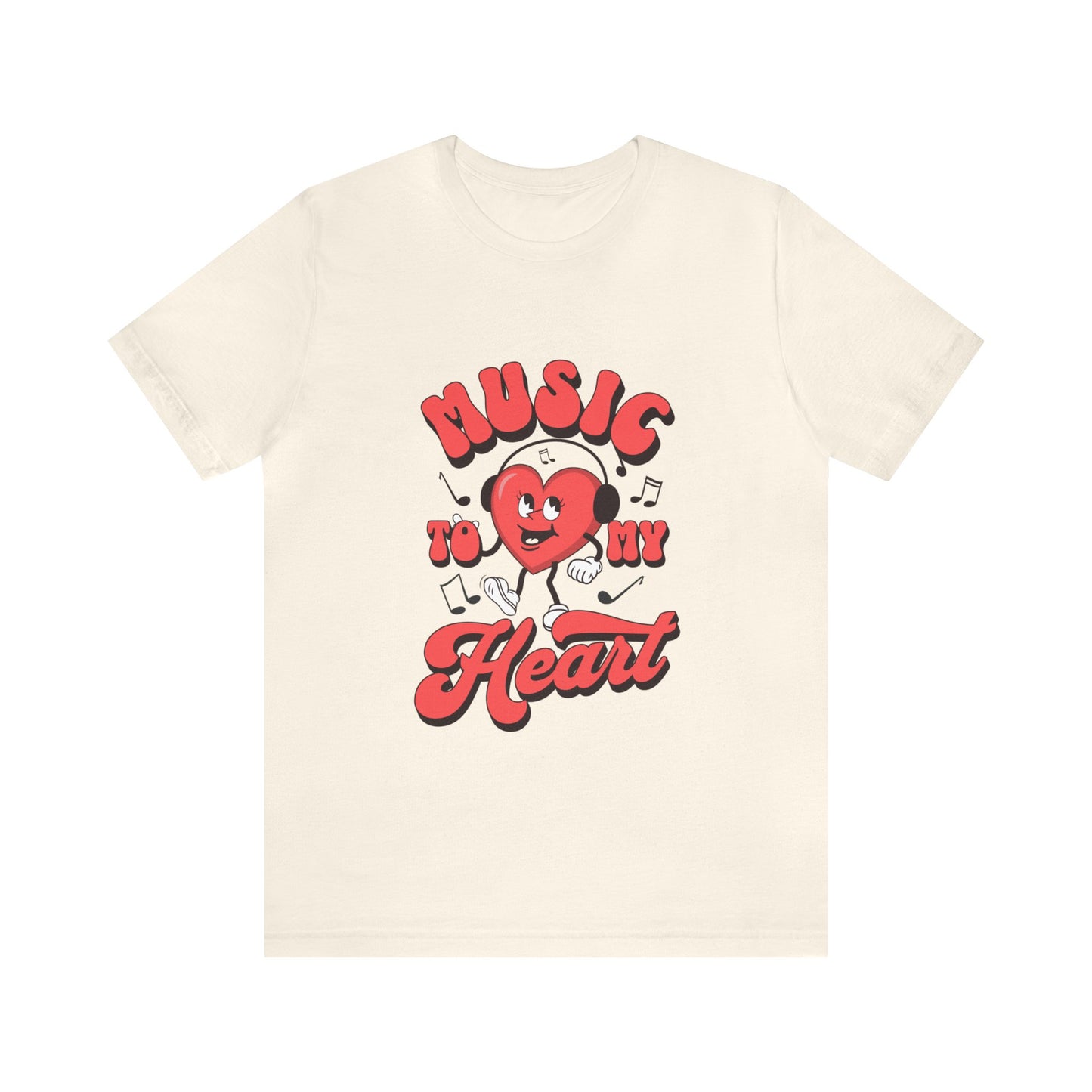 Music To My Heart Adult T-Shirt