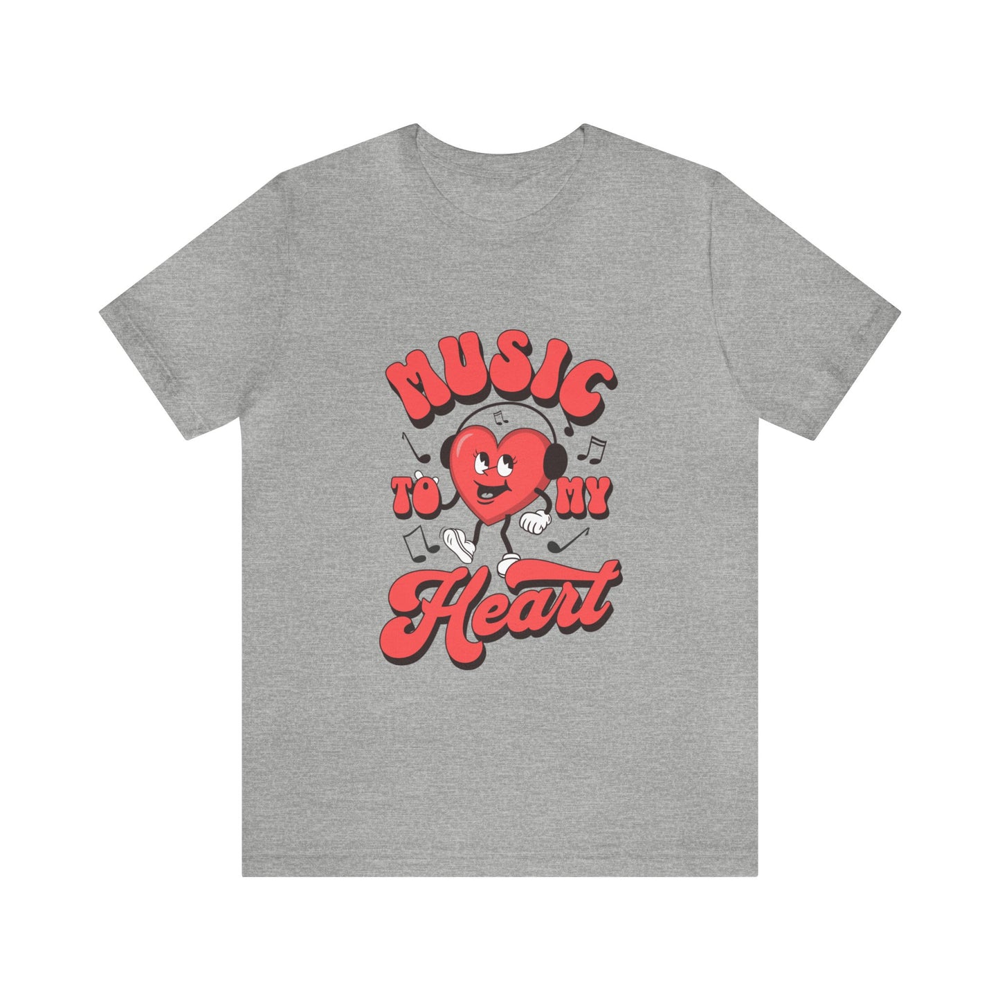 Music To My Heart Adult T-Shirt