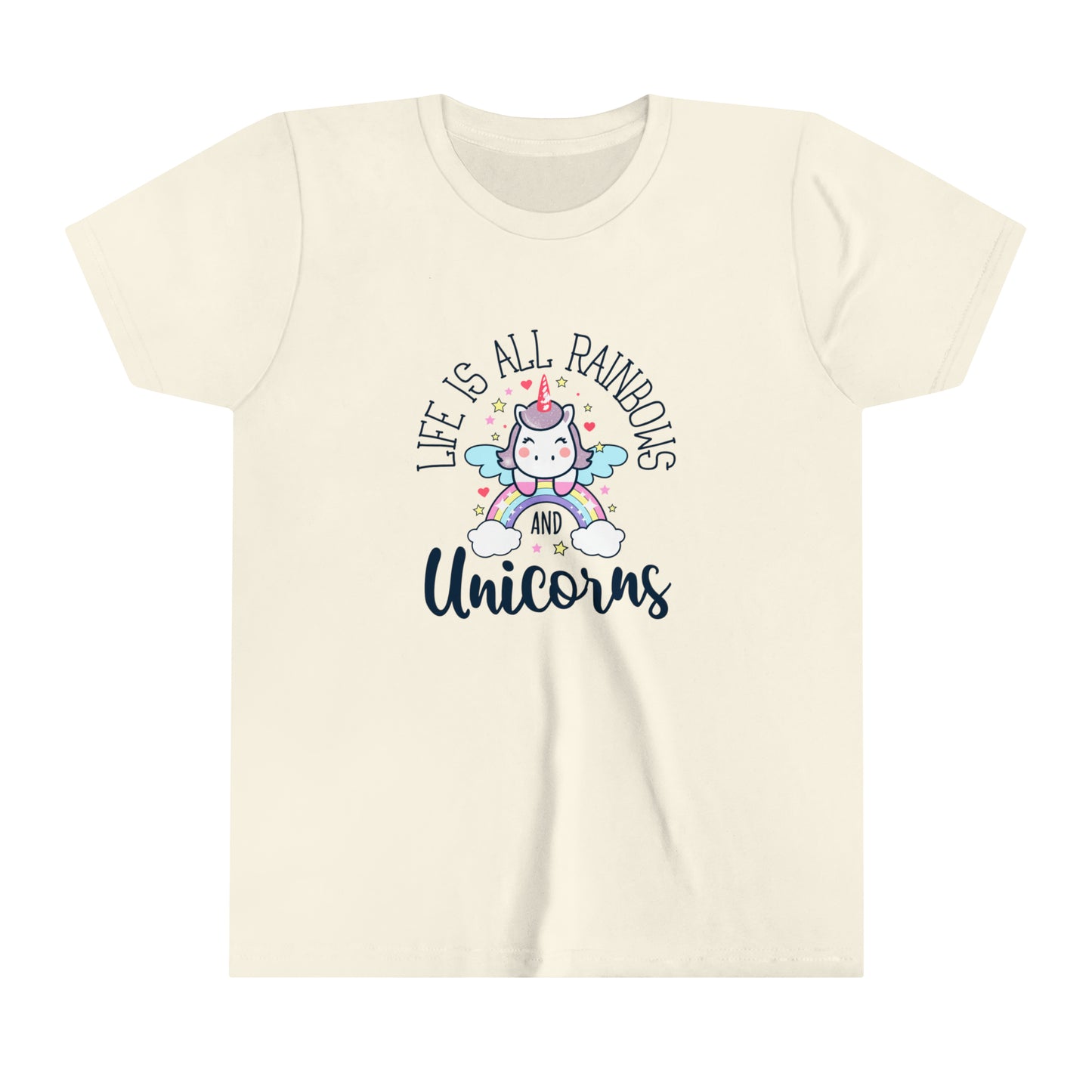 Life Is All Rainbows And Unicorns Youth T-Shirt