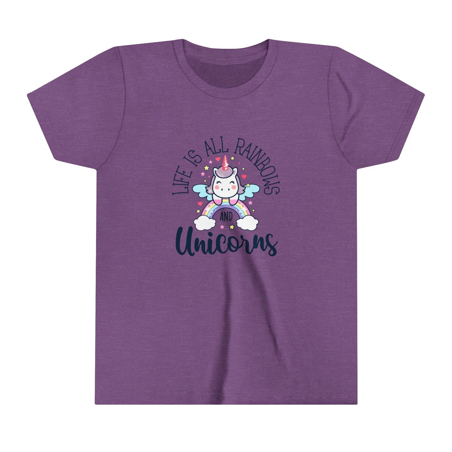 Life Is All Rainbows And Unicorns Youth T-Shirt