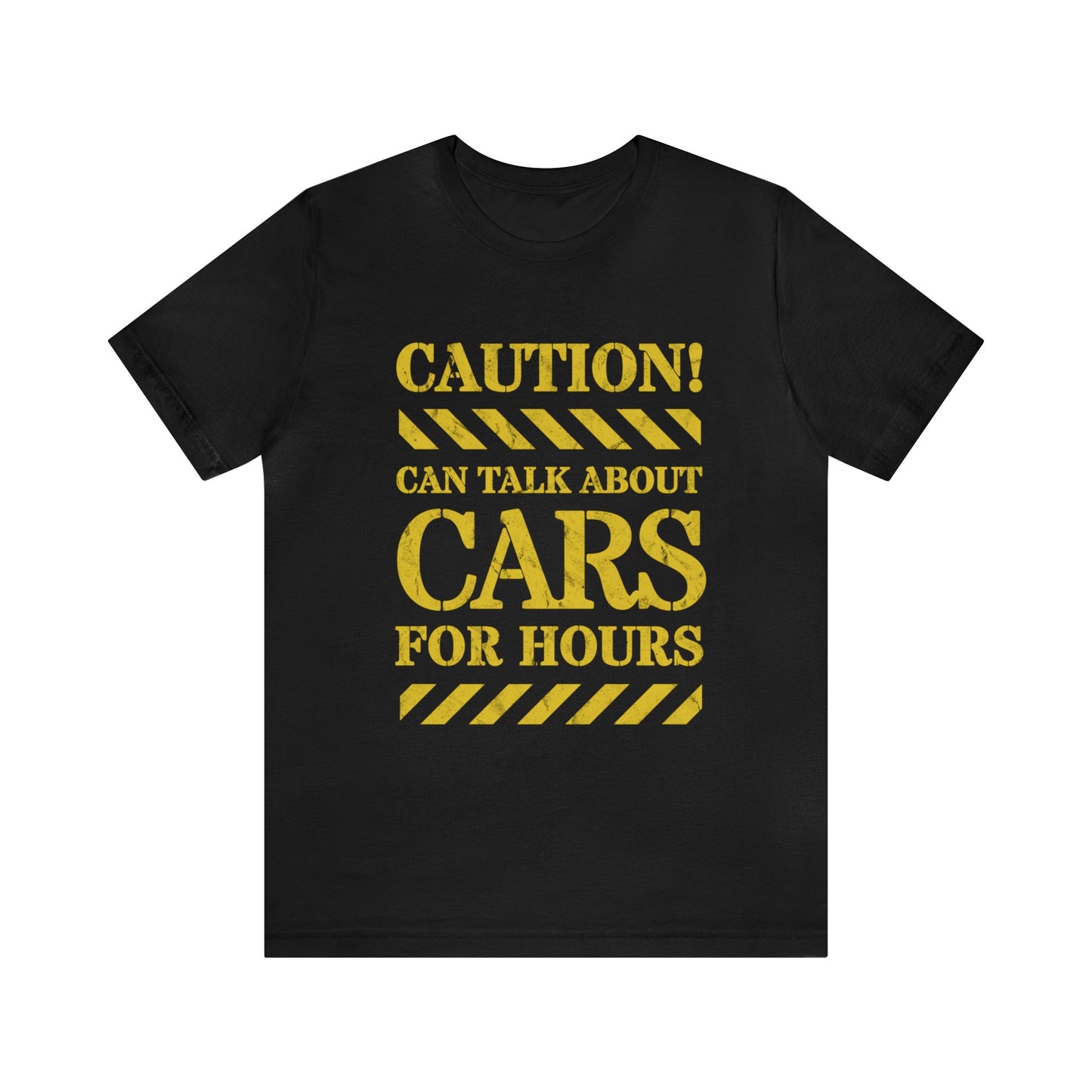 Caution Can Talk About Cars For Hours Adult T-Shirt