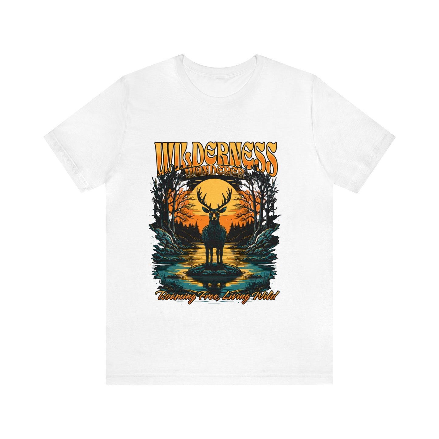 Wilderness Wander Roaming Free, Living Wild Adult T-Shirt