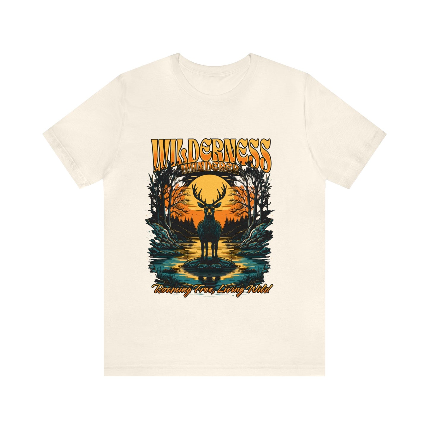 Wilderness Wander Roaming Free, Living Wild Adult T-Shirt