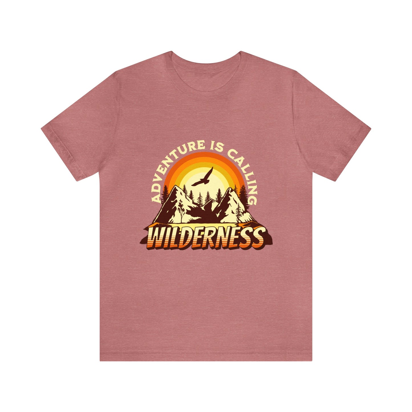 Wilderness, Adventure Is Calling Adult T-Shirt