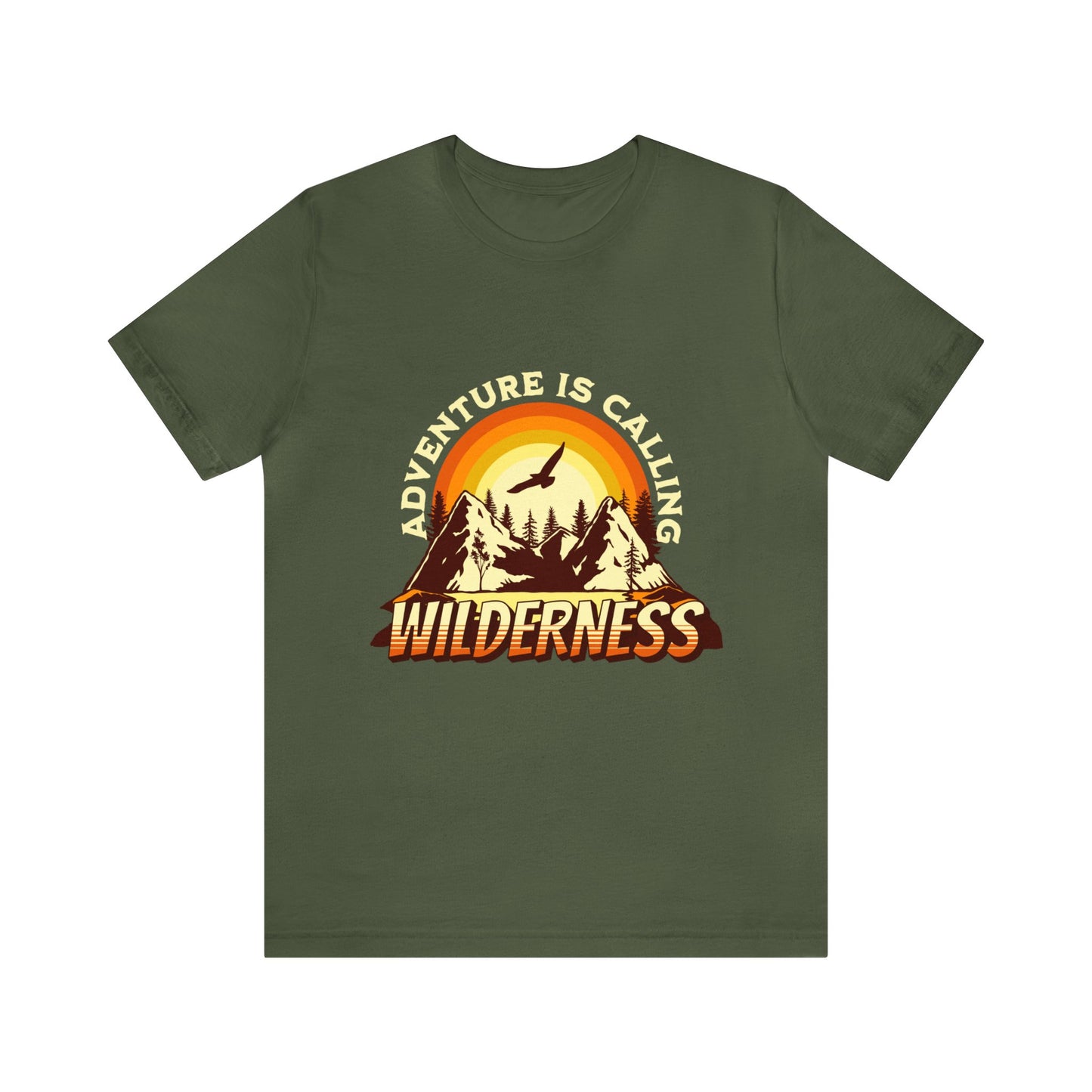 Wilderness, Adventure Is Calling Adult T-Shirt