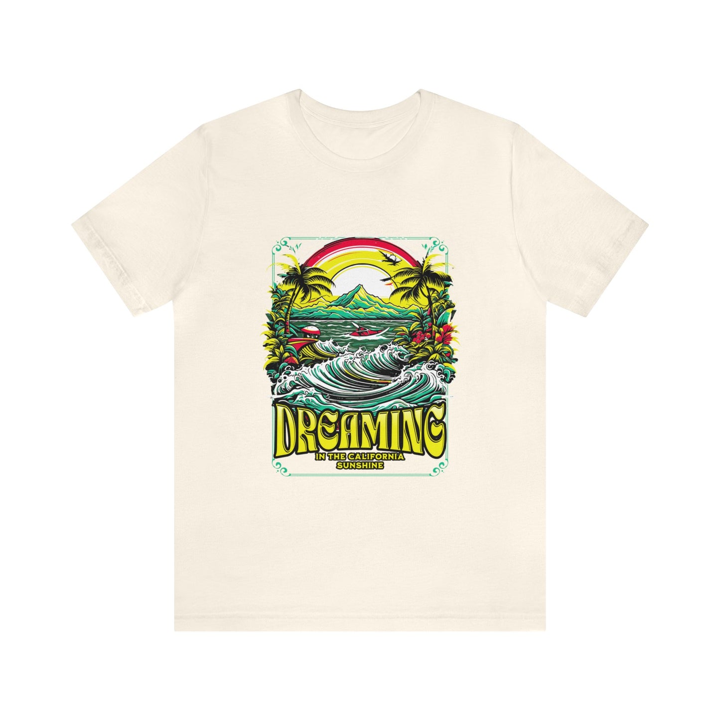 Dreaming In The California Sunshine Adult T-Shirt