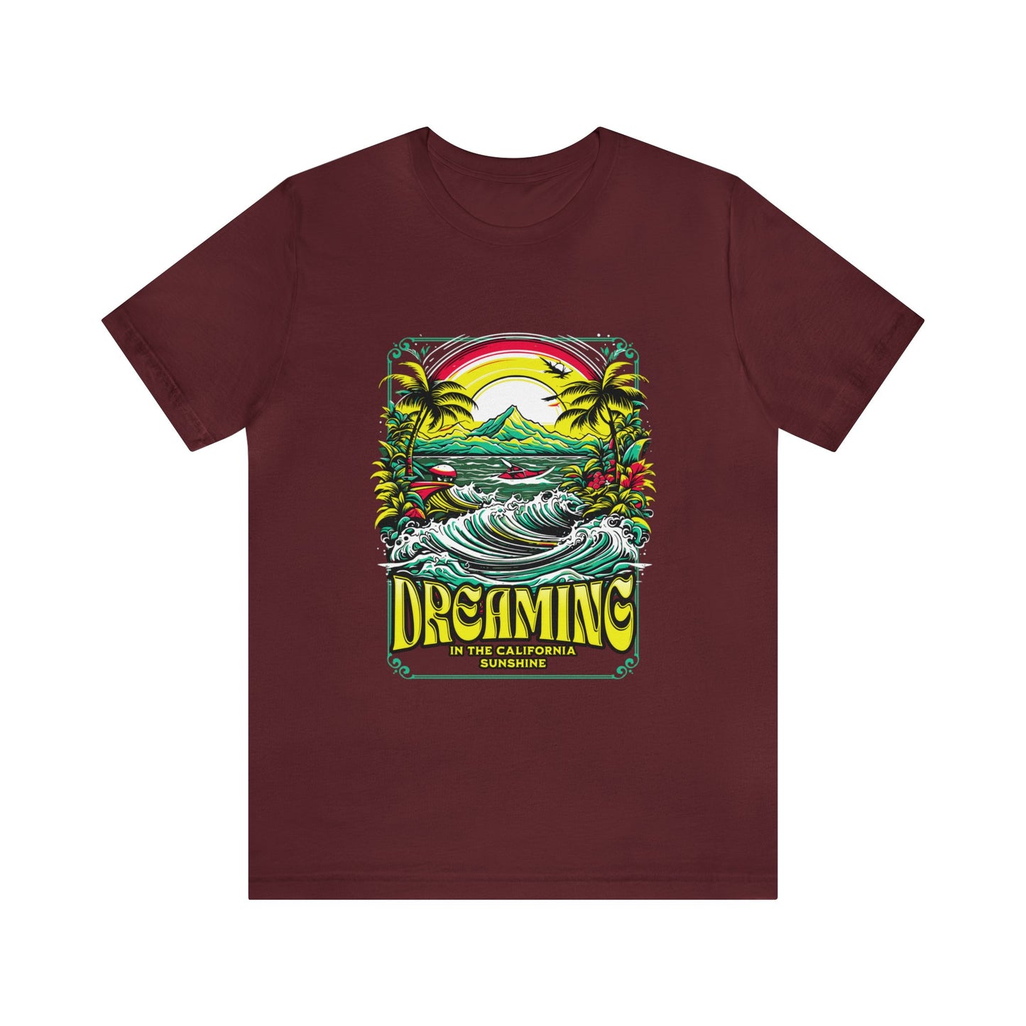 Dreaming In The California Sunshine Adult T-Shirt