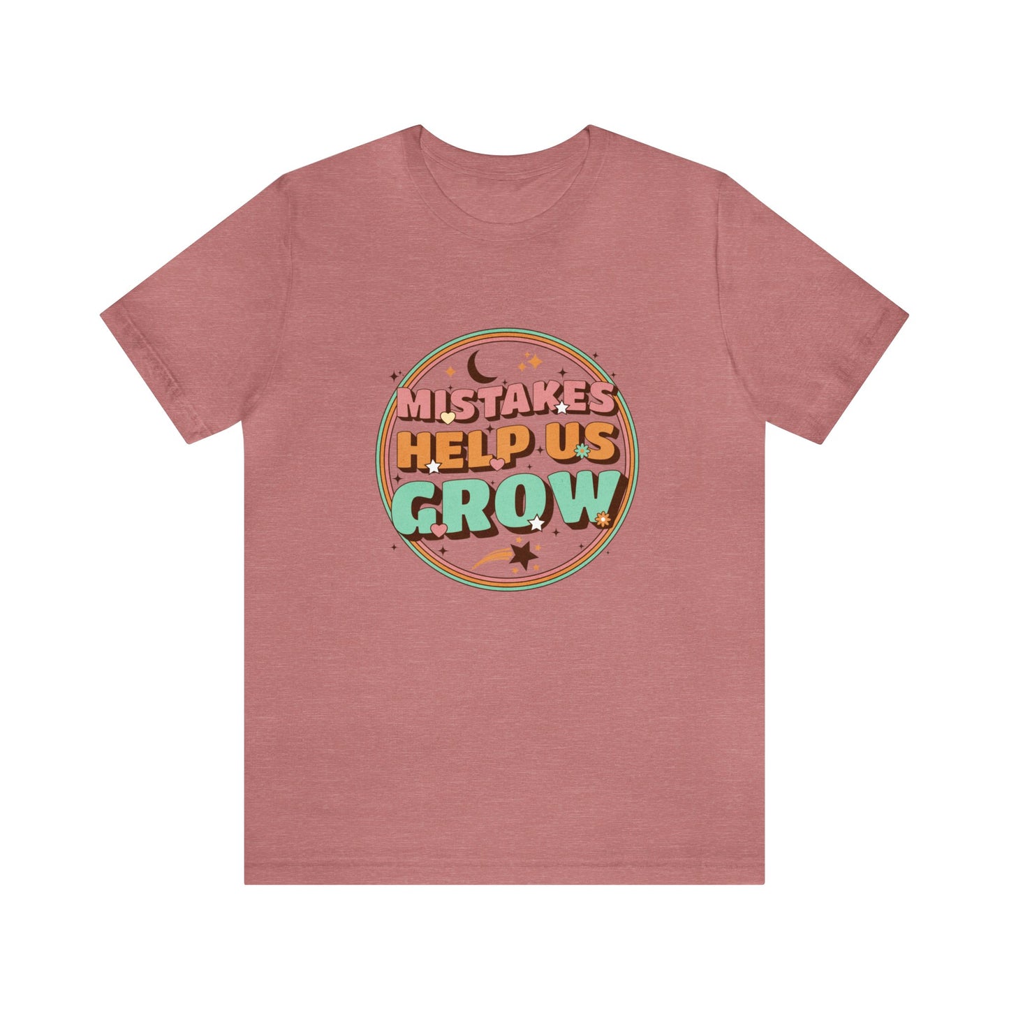 Mistakes Help Us Grow Adult T-Shirt