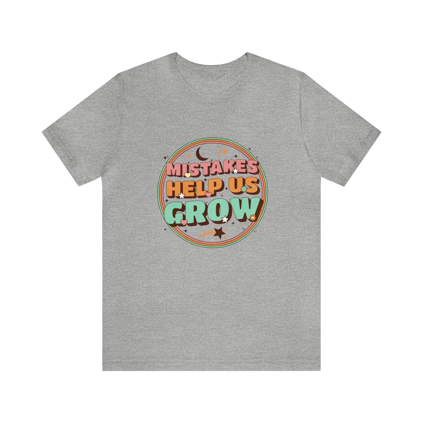 Mistakes Help Us Grow Adult T-Shirt