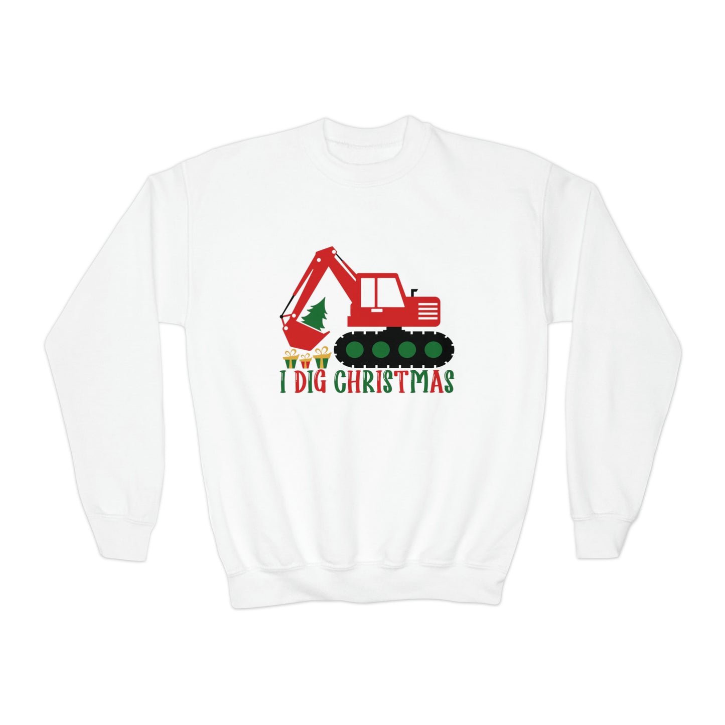 I Dig Christmas Youth Sweatshirt