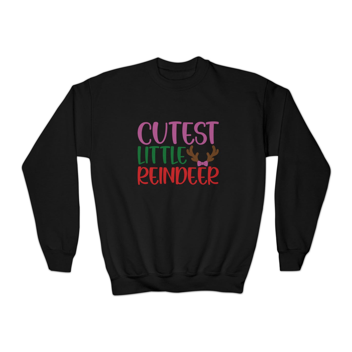 Cutest Little Reindeer Youth Sweatshirt