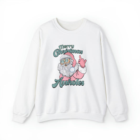 Merry Christmas A**holes Adult Sweatshirt