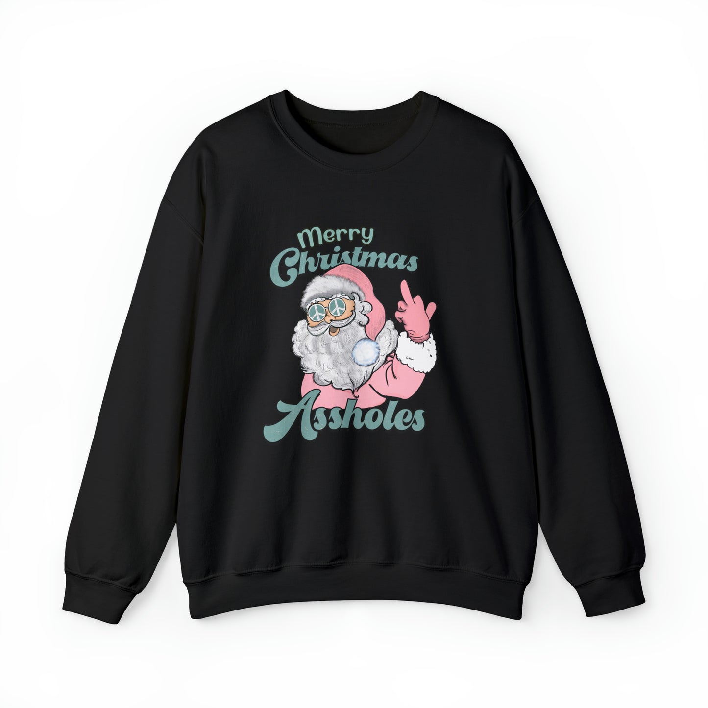 Merry Christmas A**holes Adult Sweatshirt