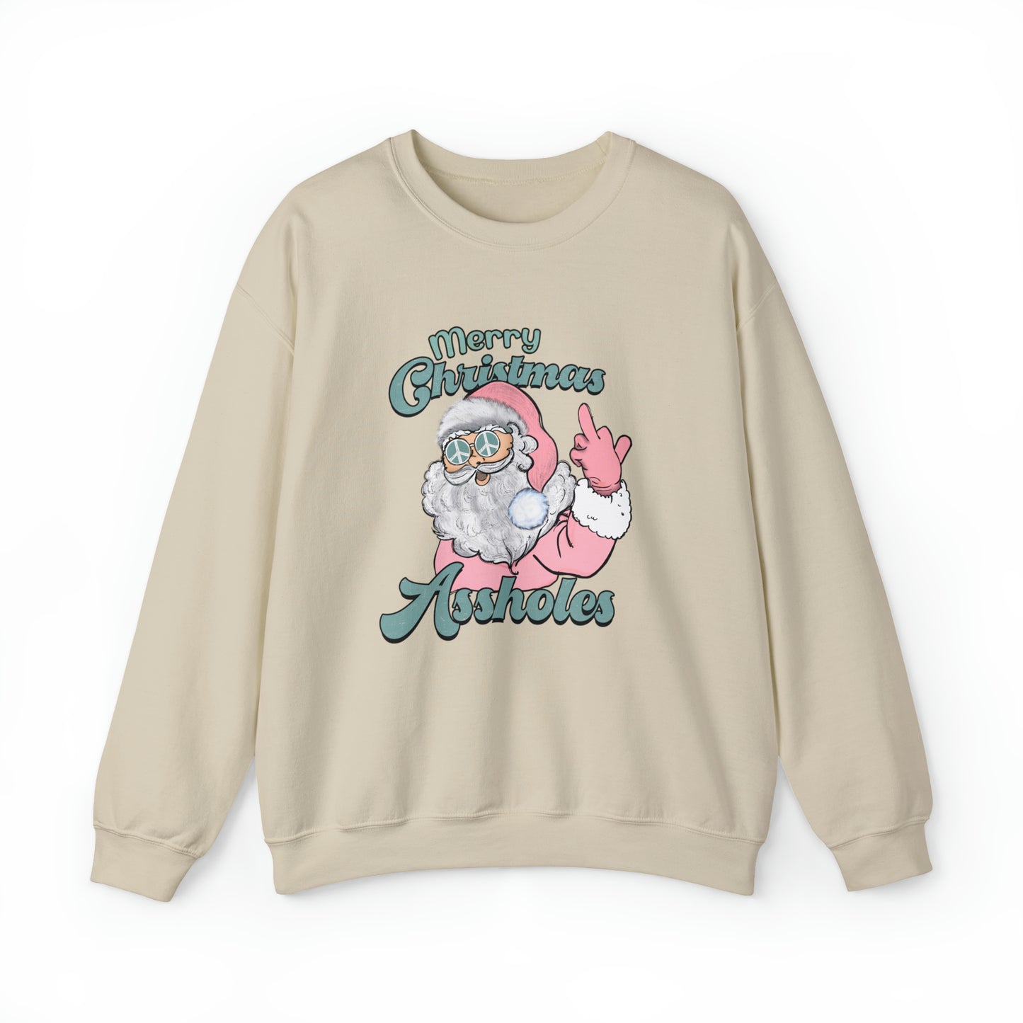 Merry Christmas A**holes Adult Sweatshirt