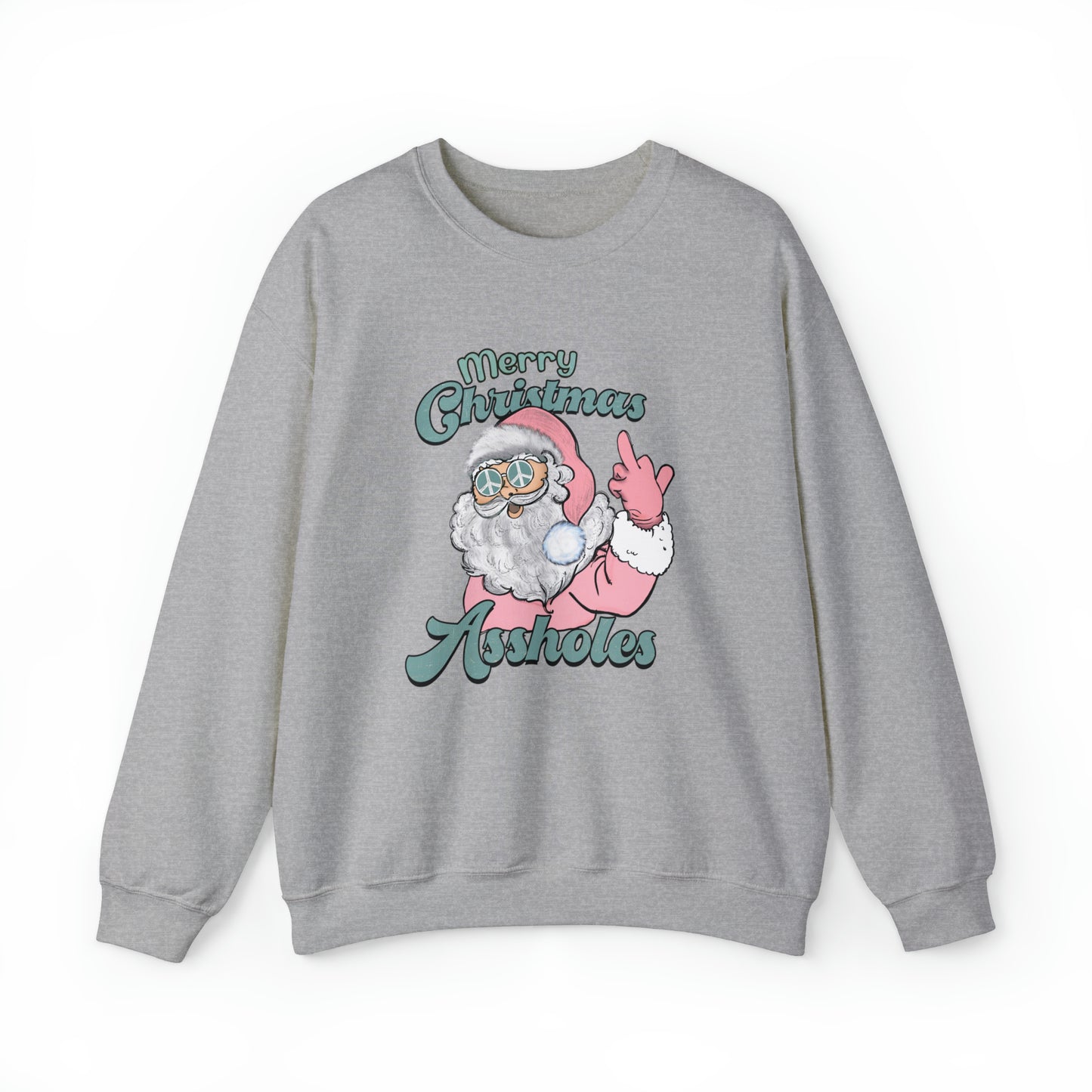 Merry Christmas A**holes Adult Sweatshirt