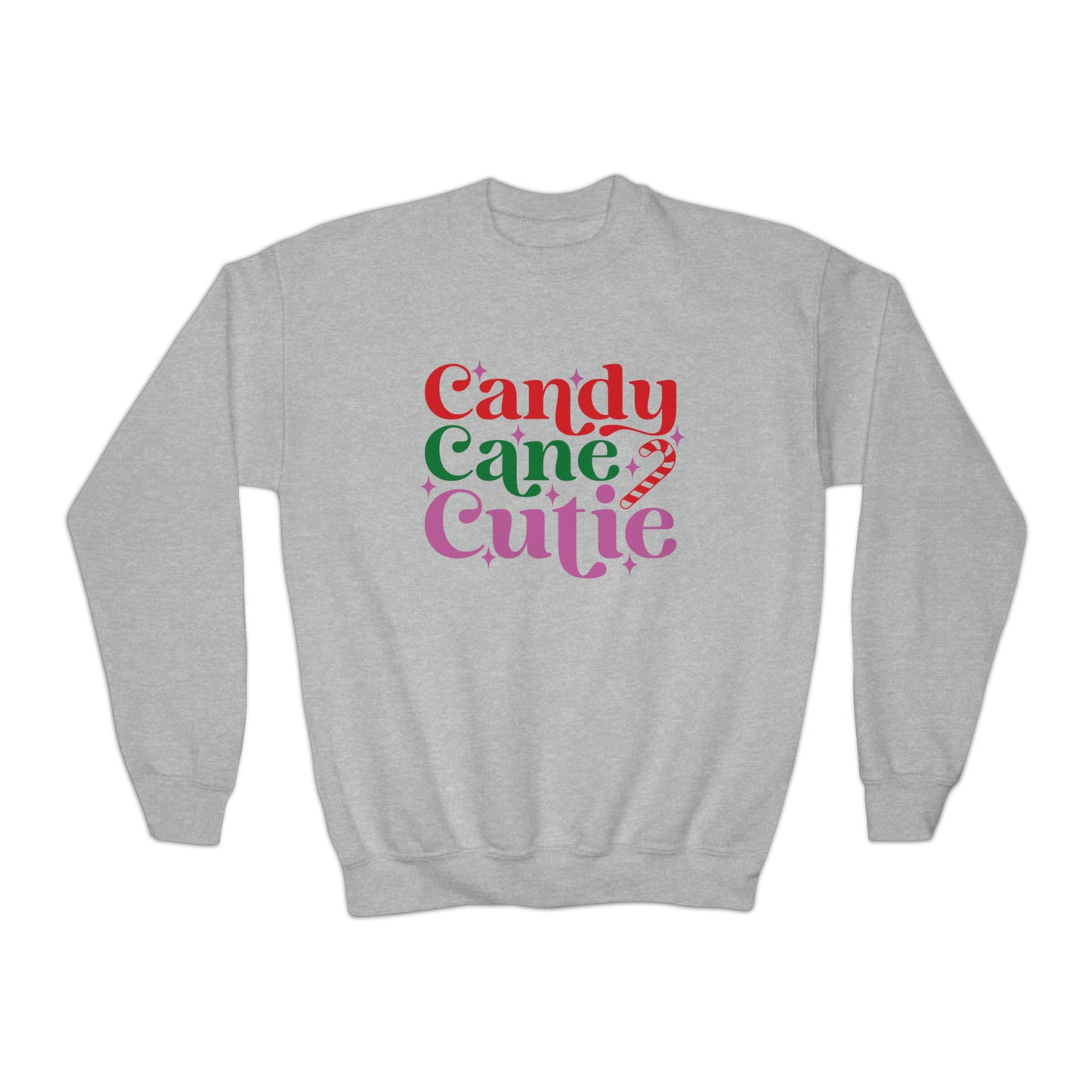 Candy Cane Cutie Youth Sweatshirt