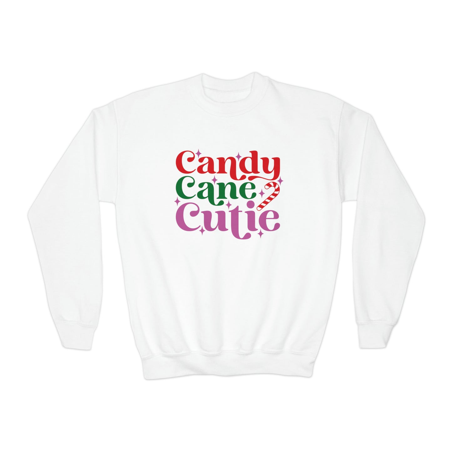 Candy Cane Cutie Youth Sweatshirt