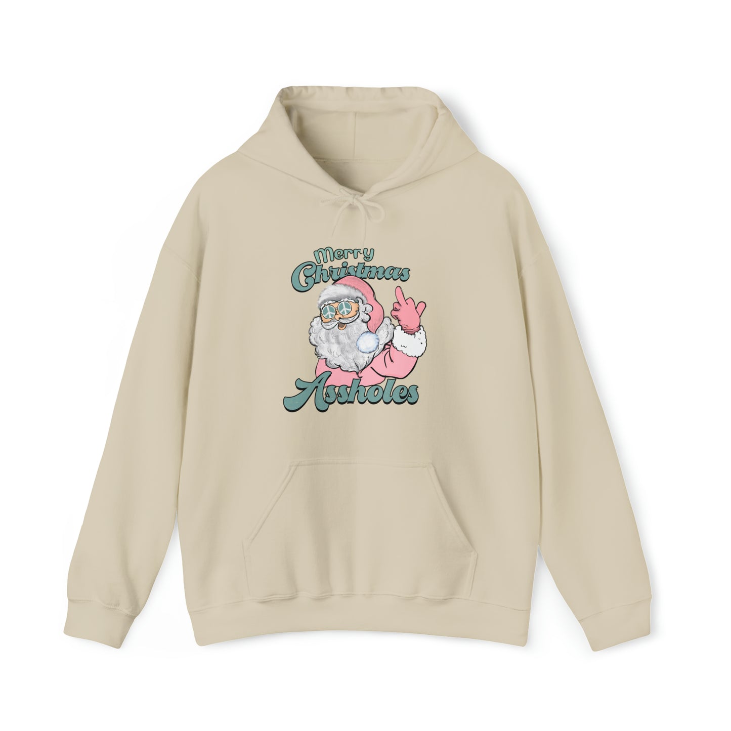 Merry Christmas A**holes Adult Hoodie