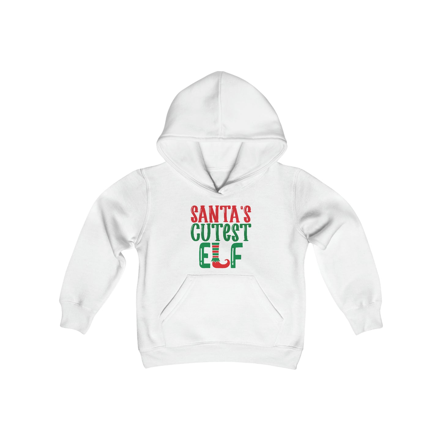 Santa's Cutest Elf Youth Hoodie