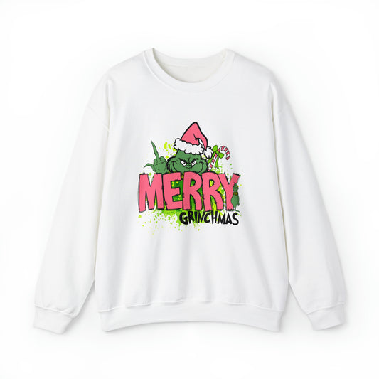 Merry Grinchmas Adult Sweatshirt