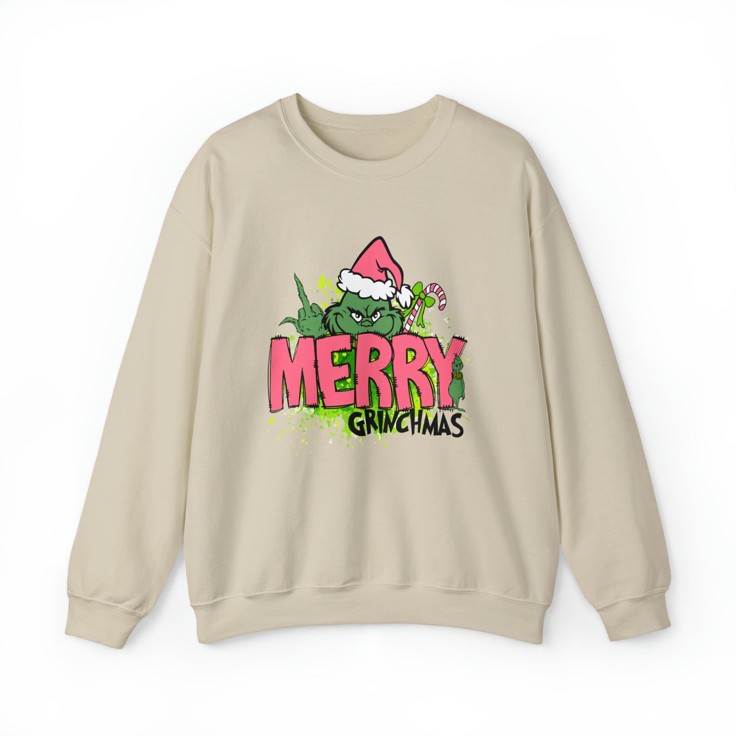 Merry Grinchmas Adult Sweatshirt