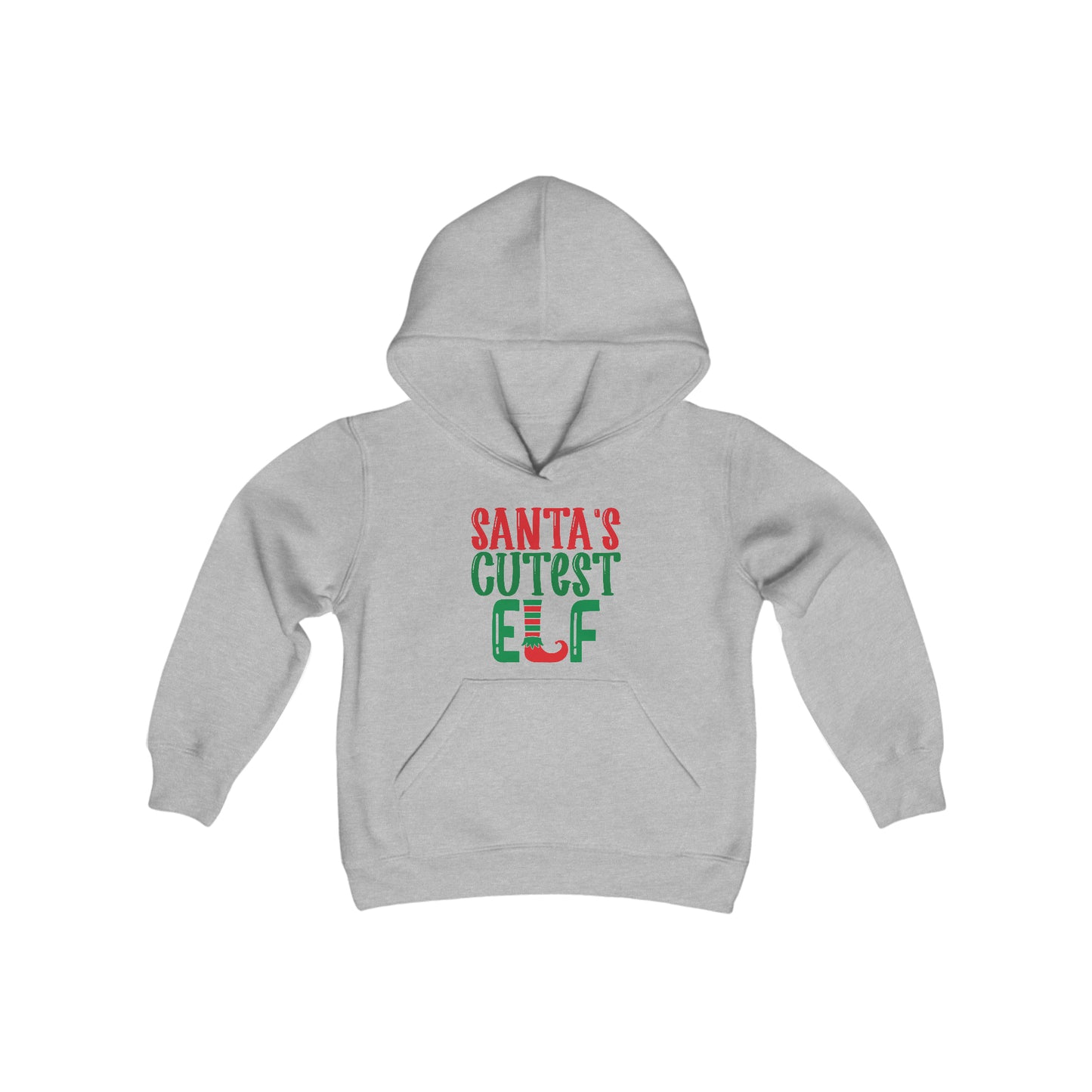 Santa's Cutest Elf Youth Hoodie