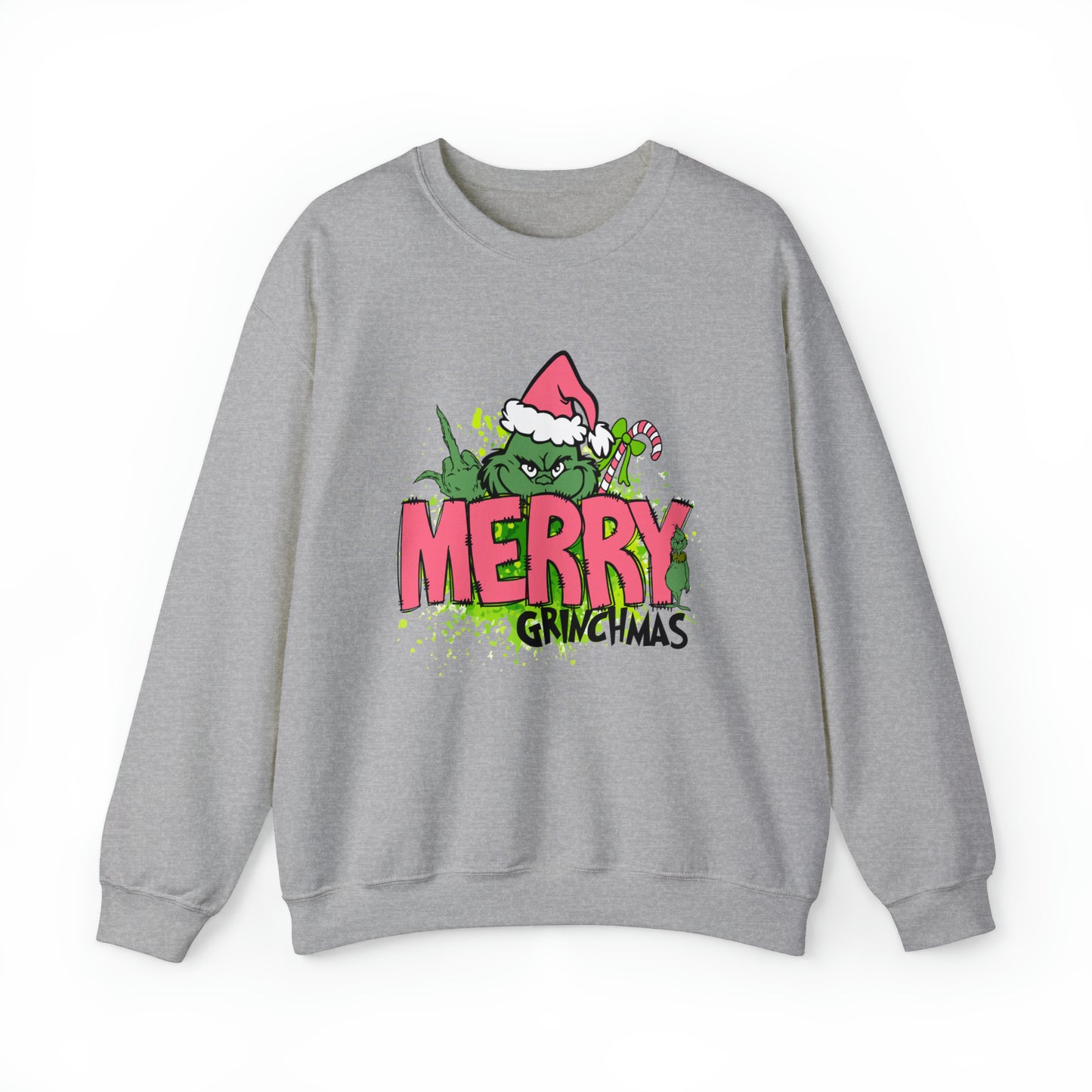 Merry Grinchmas Adult Sweatshirt